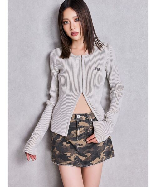 GYDA（ジェイダ）の「Vintageデニムスカートライクショートパンツ（デニムスカート・レディース・ブルー/ブラック・MEDIUM/SMALL/X-SMALL）」の18枚目の写真