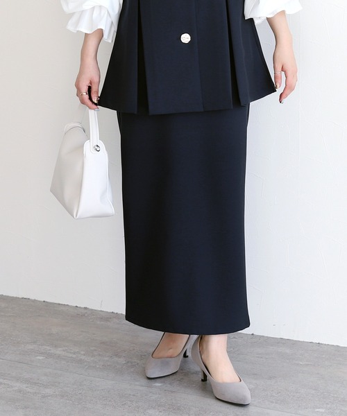 reca（レカ）の「Hラインロングスカート（スカート・レディース・グレー/ブラック/ネイビー/ベージュ・L/M/MT）」の22枚目の写真