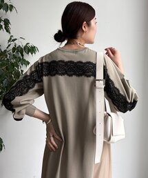 DouDou | 【WEB限定】バックレースラインワンピース(ワンピース)