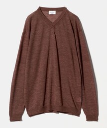 crepuscule（クレプスキュール）の「＜crepuscule × Steven Alan＞ WHOLEGARMENT SHR VNECK KNIT/ニット（ニット/セーター）」