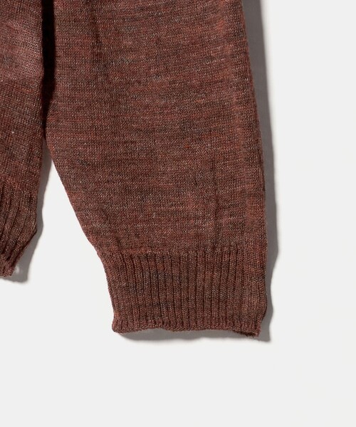 crepuscule(クレプスキュール)の「<crepuscule × Steven Alan> WHOLEGARMENT SHR VNECK KNIT/ニット(ニット/セーター・メンズ・ワイン/ダークグレー・2/1)」の6枚目の写真