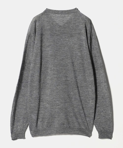 crepuscule(クレプスキュール)の「<crepuscule × Steven Alan> WHOLEGARMENT SHR VNECK KNIT/ニット(ニット/セーター・メンズ・ワイン/ダークグレー・2/1)」の8枚目の写真