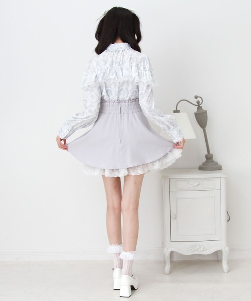 DearMyLove（ディアマイラブ）の「トワルドジュイボウタイフリルリボンブラウス（シャツ/ブラウス・レディース・ブルーグレー/ブラック・MEDIUM/3L/LARGE）」の20枚目の写真