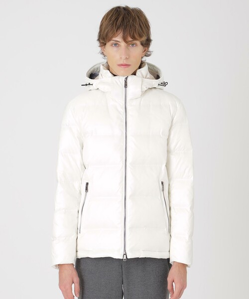 BLACK LABEL CRESTBRIDGE（ブラックレーベル・クレストブリッジ）の「【一部店舗限定】クレストブリッジチェックコンビネーションダウン（ダウンジャケット/コート・メンズ・ブラック/ネイビー/オフホワイト・M/L/XL）」の5枚目の写真