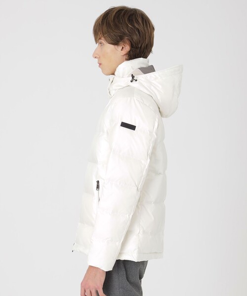 BLACK LABEL CRESTBRIDGE（ブラックレーベル・クレストブリッジ）の「【一部店舗限定】クレストブリッジチェックコンビネーションダウン（ダウンジャケット/コート・メンズ・ブラック/ネイビー/オフホワイト・M/L/XL）」の6枚目の写真