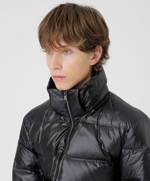 BLACK LABEL CRESTBRIDGE（ブラックレーベル・クレストブリッジ）の「【一部店舗限定】クレストブリッジチェックコンビネーションダウン（ダウンジャケット/コート・メンズ・ブラック/ネイビー/オフホワイト・M/L/XL）」の18枚目の写真