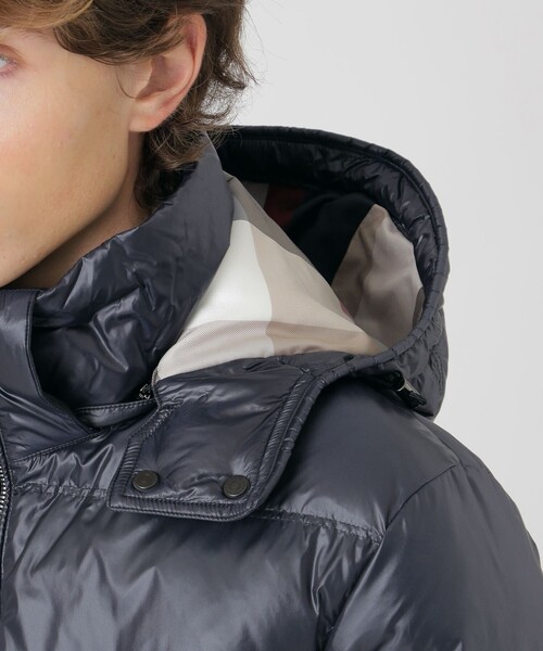 BLACK LABEL CRESTBRIDGE(ブラックレーベル・クレストブリッジ)の「【一部店舗限定】クレストブリッジチェックコンビネーションダウン(ダウンジャケット/コート・メンズ・ブラック/ネイビー/オフホワイト・M/L/XL)」の8枚目の写真
