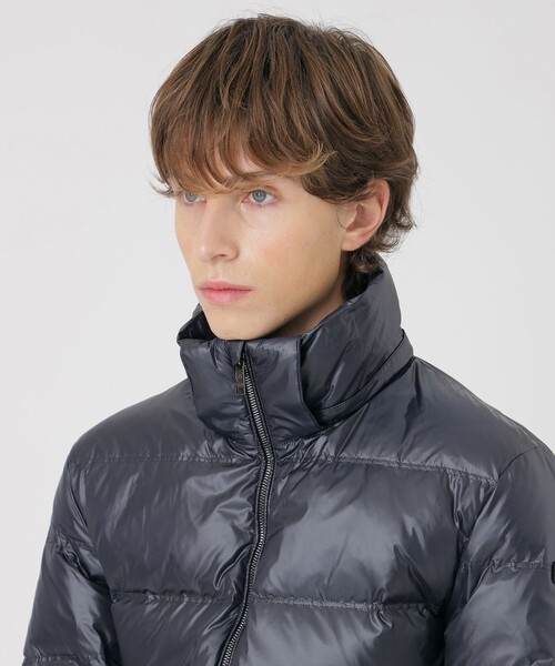 BLACK LABEL CRESTBRIDGE(ブラックレーベル・クレストブリッジ)の「【一部店舗限定】クレストブリッジチェックコンビネーションダウン(ダウンジャケット/コート・メンズ・ブラック/ネイビー/オフホワイト・M/L/XL)」の7枚目の写真