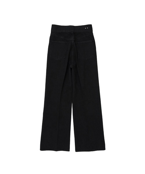 RITAN(リタン)の「【RITAN/リタン】High Waist Tack Denim/ハイウエストタックデニム(デニムパンツ・レディース・ブラック/ブルー・1/2)」の9枚目の写真