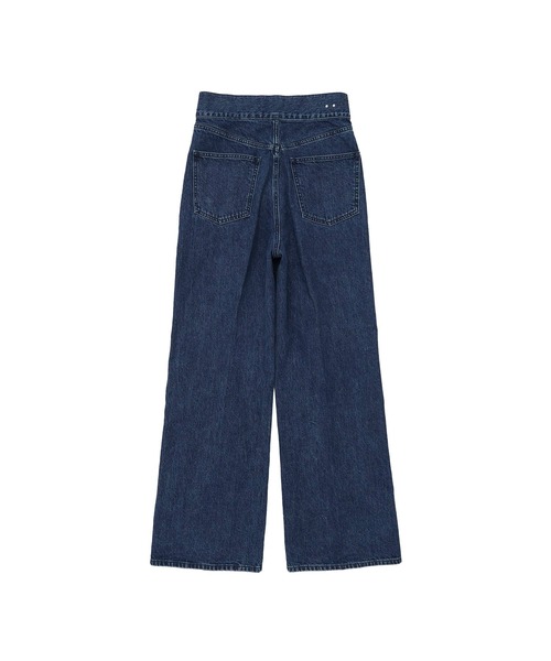 RITAN(リタン)の「【RITAN/リタン】High Waist Tack Denim/ハイウエストタックデニム(デニムパンツ・レディース・ブラック/ブルー・1/2)」の11枚目の写真