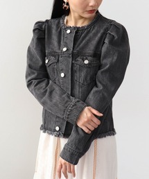 Three Four Time（スリーフォータイム）の「カラーレスデニムジャケット（デニムジャケット）」