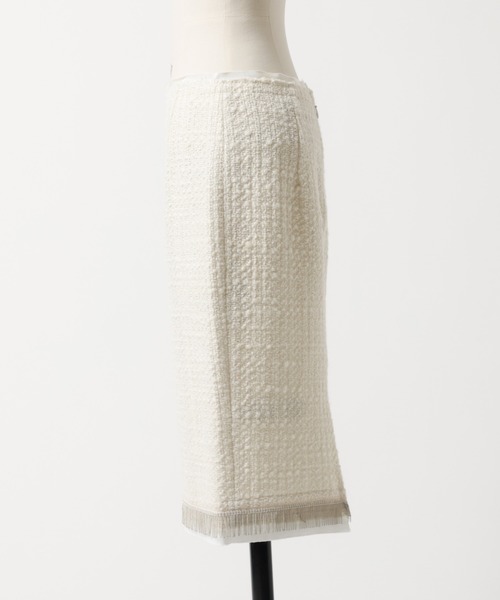 ツイードスリットスカート　ヌメロヴェントゥーノ ツイードスリットスカートヌメロヴェントゥーノ