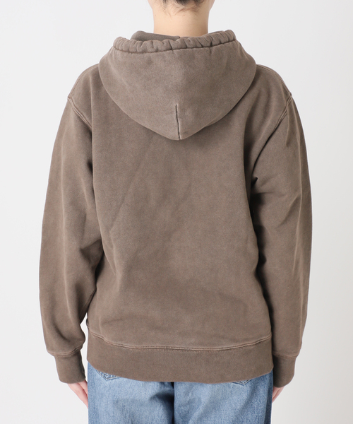 journal standard L'essage（ジャーナルスタンダードレサージュ）の「【一部店舗＆WEB限定】ピグメントスウェットパーカー（パーカー・レディース・ブラック/ブラウン・FREE）」の16枚目の写真