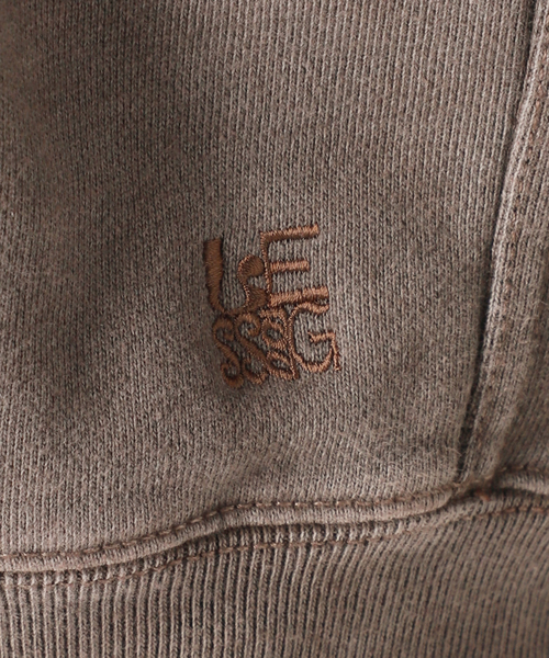 journal standard L'essage（ジャーナルスタンダードレサージュ）の「【一部店舗＆WEB限定】ピグメントスウェットパーカー（パーカー・レディース・ブラック/ブラウン・FREE）」の22枚目の写真