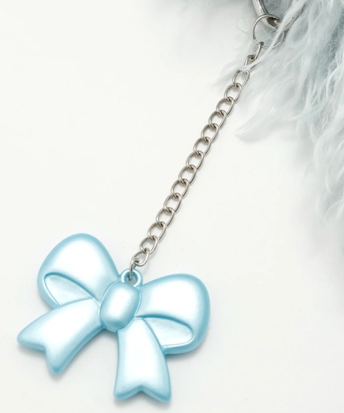 Little sunny bite(リトルサニーバイト)の「littlesunnybite/リトルサニーバイト/fur bag(トートバッグ・レディース・ブルー/ピンク/イエロー・F)」の7枚目の写真
