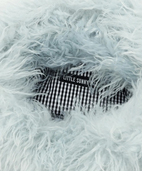 Little sunny bite(リトルサニーバイト)の「littlesunnybite/リトルサニーバイト/fur bag(トートバッグ・レディース・ブルー/ピンク/イエロー・F)」の8枚目の写真