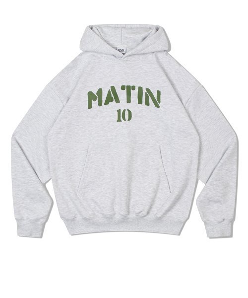 DE GRAND MATIN(ディグランドマーティン)の「V.HEAVY HOOD SWEAT MATIN_1% MELANGE GRAY(パーカー・メンズ・その他・FREE)」の2枚目の写真