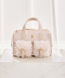 one after another NICE CLAUP | 【premium order】チュールフリルボストンバッグ(ショルダーバッグ)