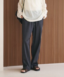 サテンドロースト ワイドパンツ ウォッシャブル