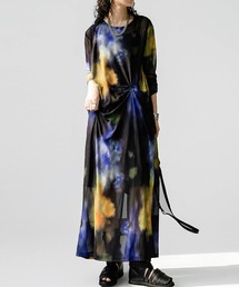 OWNth（オンス）の「シアー アート柄 ワンピース（ワンピース）」