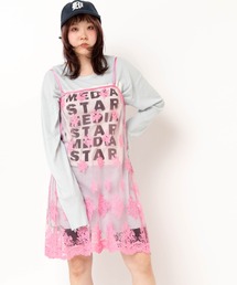 RNA（アールエヌエー）の「D1685  2WAYレースラップスカートワンピース（ワンピース）」