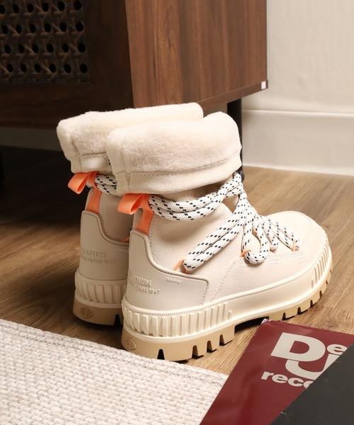 PALLADIUM（パラディウム）の「PALLASHOCK HIVER  パラショック ハイバー（ブーツ・レディース・ブラック/アイボリー・24cm/23.5cm/23cm/25cm/24.5cm/22.5cm）」の6枚目の写真