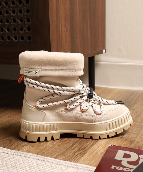 PALLADIUM（パラディウム）の「PALLASHOCK HIVER  パラショック ハイバー（ブーツ・レディース・ブラック/アイボリー・24cm/23.5cm/23cm/25cm/24.5cm/22.5cm）」の8枚目の写真