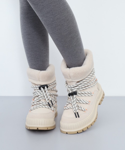 PALLADIUM（パラディウム）の「PALLASHOCK HIVER  パラショック ハイバー（ブーツ・レディース・ブラック/アイボリー・24cm/23.5cm/23cm/25cm/24.5cm/22.5cm）」の21枚目の写真