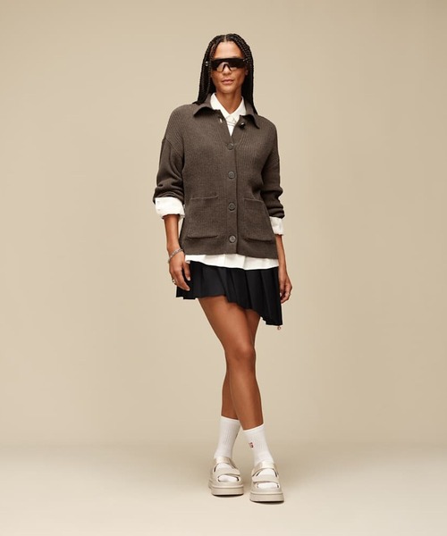 UGG（アグ）の「アグ 【UGG 】-  2足セット ソックス【WQUINLIN LOGO QUARTER 2PACK 1171623-RSF】（ソックス/靴下・レディース・ホワイト×グレー・ONE SIZE）」の5枚目の写真