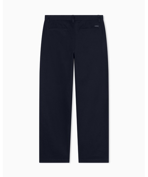 ARMANI EXCHANGE（アルマーニエクスチェンジ）の「【A|X アルマーニ エクスチェンジ】コットンツイル ワイドチノパンツ（チノパンツ・メンズ・ダークネイビー・29inch/30inch/31inch/32inch/33inch）」の3枚目の写真