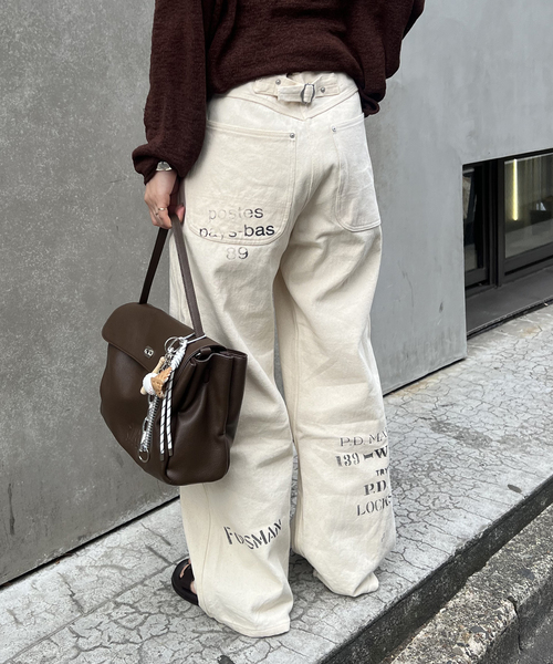 PAYDAY（ペイデイ）の「別注【PAYDAY/ペイデイ】For JS プリントペインターPT（その他パンツ・レディース・アイボリー/ピンク・LARGE/MEDIUM）」の7枚目の写真