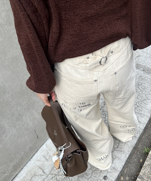 PAYDAY（ペイデイ）の「別注【PAYDAY/ペイデイ】For JS プリントペインターPT（その他パンツ・レディース・アイボリー/ピンク・LARGE/MEDIUM）」の8枚目の写真