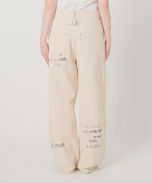 PAYDAY（ペイデイ）の「別注【PAYDAY/ペイデイ】For JS プリントペインターPT（その他パンツ・レディース・アイボリー/ピンク・LARGE/MEDIUM）」の15枚目の写真