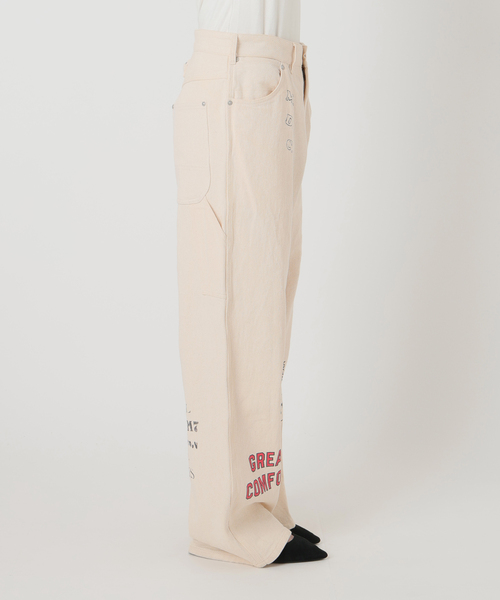 PAYDAY（ペイデイ）の「別注【PAYDAY/ペイデイ】For JS プリントペインターPT（その他パンツ・レディース・アイボリー/ピンク・LARGE/MEDIUM）」の16枚目の写真