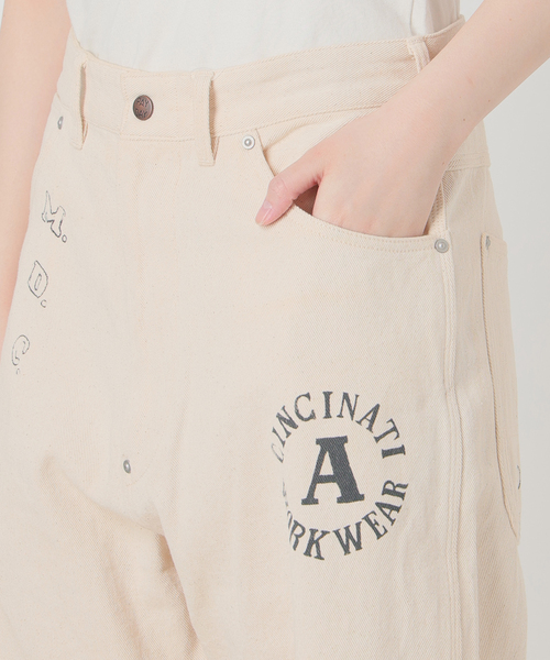 PAYDAY（ペイデイ）の「別注【PAYDAY/ペイデイ】For JS プリントペインターPT（その他パンツ・レディース・アイボリー/ピンク・LARGE/MEDIUM）」の19枚目の写真