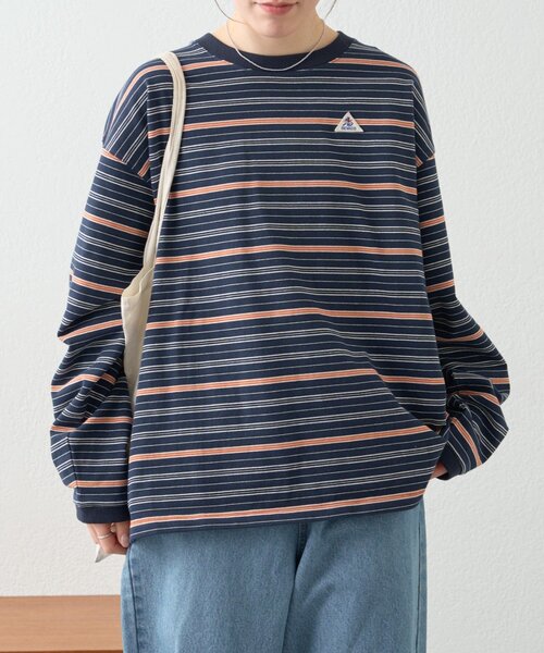 GEVACO(ゲバコ)の「【GEVACO】ボーダーベーシックロンTEE/ユニセックス(Tシャツ/カットソー・レディース・ネイビー/アイボリー・MEDIUM/LARGE)」の19枚目の写真