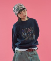 WISH FOR EVER（ウィッシュフォーエバー）の「【 6color /3size 】PIXEL MODEL DESIGN PULLOVER SWEAT（スウェット）」