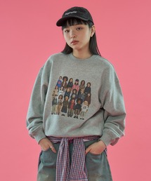 WISH FOR EVER(�E�B�b�V���t�H�[�G�o�[)�́y 6color /3size �zPIXEL MODEL DESIGN PULLOVER SWEAT(�X�E�F�b�g)