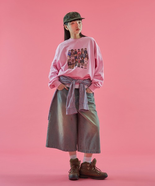 WISH FOR EVER(ウィッシュフォーエバー)の「【 6color /3size 】PIXEL MODEL DESIGN PULLOVER SWEAT / ピクセルモデルデザインプルオーバースウェット(スウェット・メンズ・ライトブルー/ピンク/レッド/グレー/イエロー/ネイビー・LARGE/MEDIUM/SMALL)」の10枚目の写真