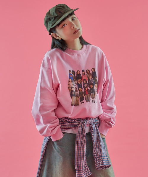WISH FOR EVER(ウィッシュフォーエバー)の「【 6color /3size 】PIXEL MODEL DESIGN PULLOVER SWEAT / ピクセルモデルデザインプルオーバースウェット(スウェット・メンズ・ライトブルー/ピンク/レッド/グレー/イエロー/ネイビー・LARGE/MEDIUM/SMALL)」の12枚目の写真