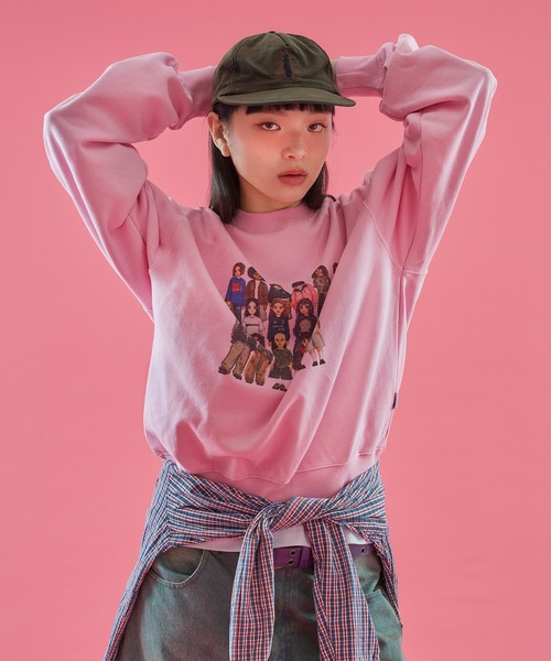 WISH FOR EVER(ウィッシュフォーエバー)の「【 6color /3size 】PIXEL MODEL DESIGN PULLOVER SWEAT / ピクセルモデルデザインプルオーバースウェット(スウェット・メンズ・ライトブルー/ピンク/レッド/グレー/イエロー/ネイビー・LARGE/MEDIUM/SMALL)」の13枚目の写真