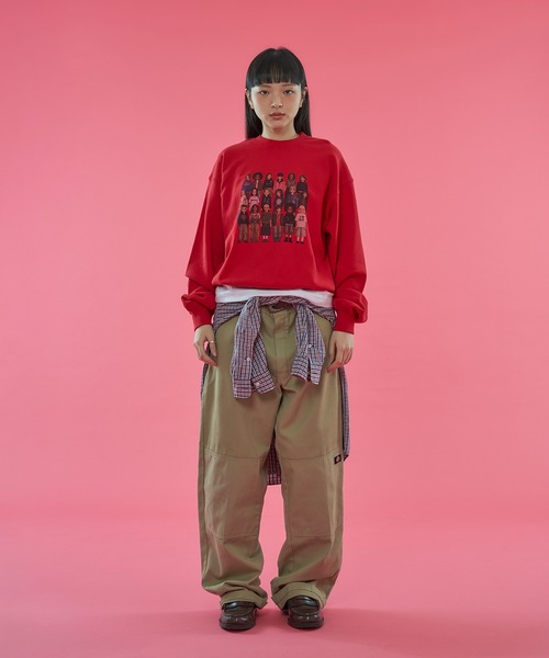 WISH FOR EVER(ウィッシュフォーエバー)の「【 6color /3size 】PIXEL MODEL DESIGN PULLOVER SWEAT / ピクセルモデルデザインプルオーバースウェット(スウェット・メンズ・ライトブルー/ピンク/レッド/グレー/イエロー/ネイビー・LARGE/MEDIUM/SMALL)」の16枚目の写真