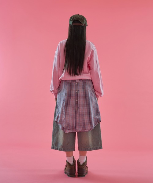 WISH FOR EVER(ウィッシュフォーエバー)の「【 6color /3size 】PIXEL MODEL DESIGN PULLOVER SWEAT / ピクセルモデルデザインプルオーバースウェット(スウェット・メンズ・ライトブルー/ピンク/レッド/グレー/イエロー/ネイビー・LARGE/MEDIUM/SMALL)」の9枚目の写真