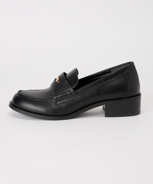 BARNYARDSTORM（バンヤードストーム）の「BARNYARDSTORM / ヒールコインローファー【一部店舗限定】（ローファー・レディース・グレイッシュベージュ/ブラック・36/37/38）」の15枚目の写真