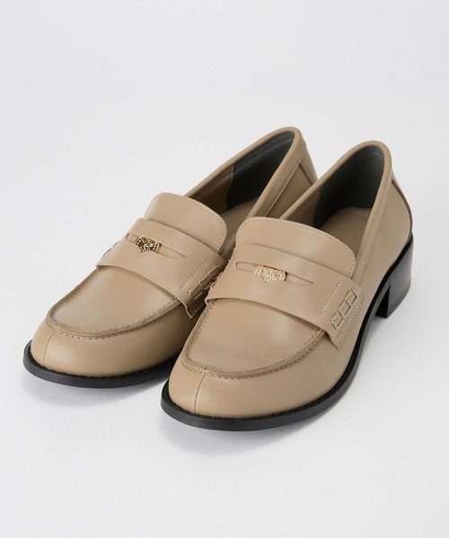 BARNYARDSTORM（バンヤードストーム）の「BARNYARDSTORM / ヒールコインローファー【一部店舗限定】（ローファー・レディース・グレイッシュベージュ/ブラック・36/37/38）」の11枚目の写真