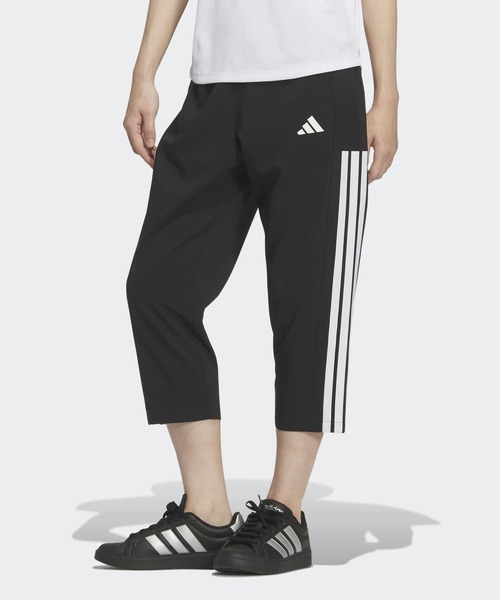 adidas(アディダス)の「マストハブス ウーブン カプリ パンツ / アディダス adidas(スウェットパンツ・レディース・ブラック・XX-LARGE/LARGE/MEDIUM/SMALL/X-LARGE/X-SMALL)」の1枚目の写真