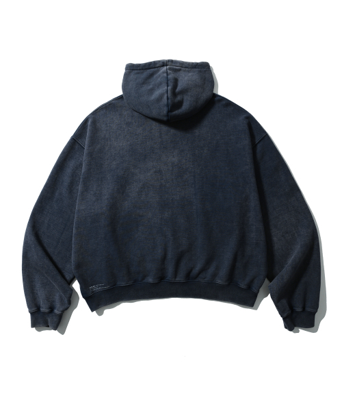 ANGLAN(アングラン)の「Heavyweight Washed Hoodie - Navy(パーカー・メンズ・その他・ONE SIZE)」の3枚目の写真