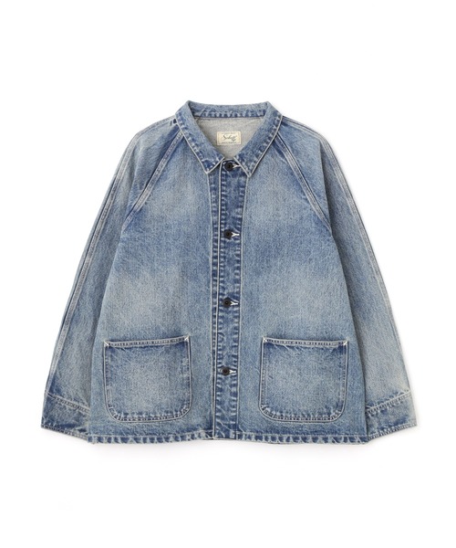 schott（ショット）の「Schott/ショット/LOT. 962J FP COVERALL USED/ファイアプルーフ カバーオール ユーズド（カバーオール・メンズ・ブルー系その他・36/38/40/42）」の2枚目の写真