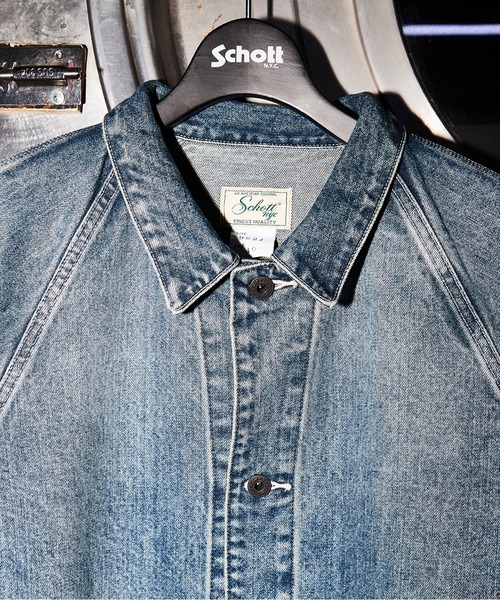 schott（ショット）の「Schott/ショット/LOT. 962J FP COVERALL USED/ファイアプルーフ カバーオール ユーズド（カバーオール・メンズ・ブルー系その他・36/38/40/42）」の10枚目の写真