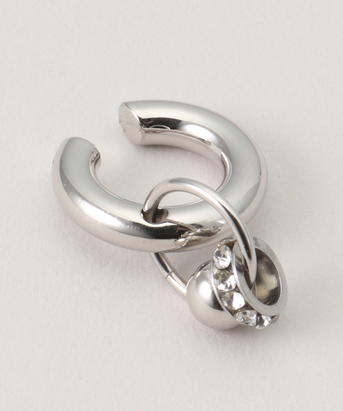 JUSTINE CLENQUET（ジュスティーヌクランケ）の「【JUSTINE CLENQUET/ジャスティーヌ クランケ】MOLLY EARCUFF（ネックレス・レディース・シルバー・FREE）」の2枚目の写真